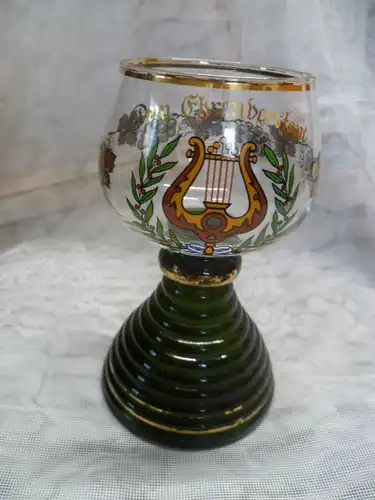 Spieluhr als Weinrömer Vintage 1 Sänger Vorstand Ehrenglas Spieluhr"Man müsste nochmal 20 sein"1960