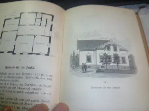 Aster Georg Nr 148 Leipzig J.J.Weber from 1906 in perfect condition! Villas and small family houses 110 illustrations