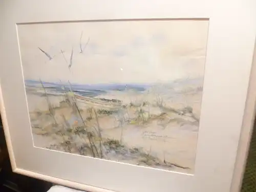 Eileen Shamoon Moore  Lithographie No. 345 von 750 Exemplare " FERNANDINA BEACH"    Künstlerin aus de USA