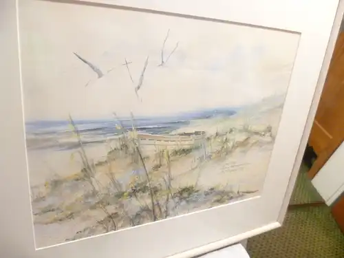 Eileen Shamoon Moore  Lithographie No. 345 von 750 Exemplare " FERNANDINA BEACH"    Künstlerin aus de USA