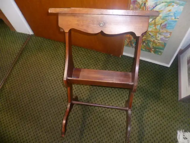  Schweiz alpenländisch Wildkirsche Zwetschge Nähtisch - Beistelltischchen Biedermeier um 1840-60 1