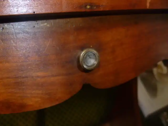  Schweiz alpenländisch Wildkirsche Zwetschge Nähtisch - Beistelltischchen Biedermeier um 1840-60 2