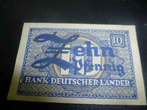 BDL Bank Deutscher Länder 10 Pfennig 1948 Ro 251b
