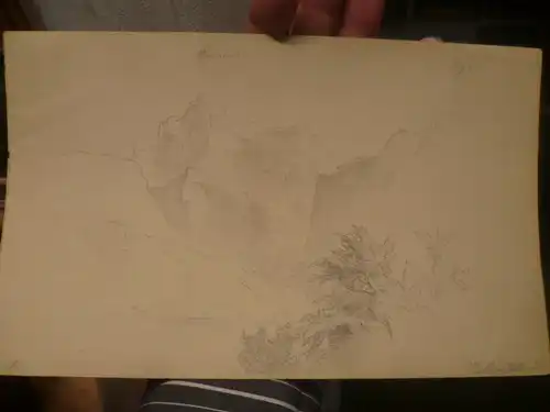 Anton Hansch (* 24. März 1813 in Wien; † 8. Dezember 1876 in Salzburg) war ein österreichischer Landschaftsmaler " Wallenstätter See Garmisch " signiert !