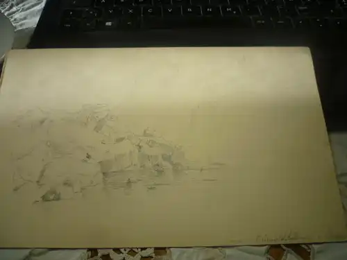 Anton Hansch (* 24. März 1813 in Wien; † 8. Dezember 1876 in Salzburg) war ein österreichischer Landschaftsmaler "Vierwaldstätter-See mit Bergpanorama " signiert !