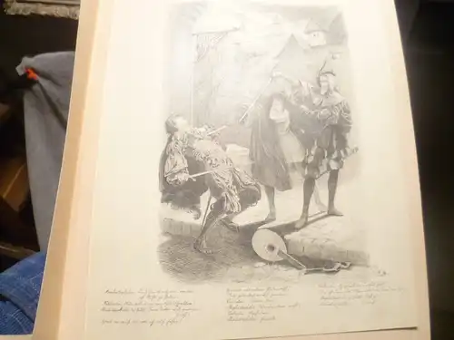 Adolf Geringer XIC-Wien-XX " Streitschlichtung eines Degenkampfes" signiert datiert 1889