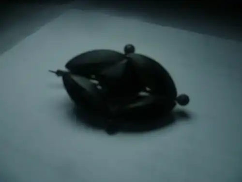 Trachtenschmuck um 1900  wohl schwarzes Bakelit