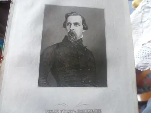 Felix Fürst von Hohenlohe (1818-1900), deutscher Hochadel, Oberst und Adjudant des des Königs, Politiker