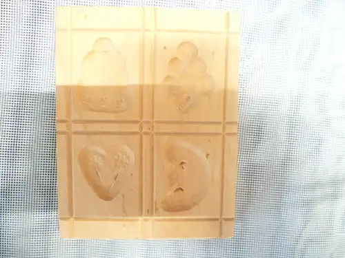 Spekulatiusmodel St Nikolaus um 1900 Provenienz : Bretten Bäckerei Gauss sehr fein tief und detailliert geschnitzt 