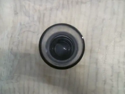 Murano Mundgeblasene  in Form geblasene zylindrische hohe violett Vase Vintage 1960 er  H:26 cm Aus der Vitrine 