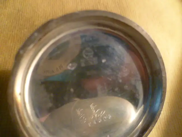 Sehr alte Schweizer Kramer und Moser Biel  800-er Silber-Taschenuhr mit kleiner Sekunde 