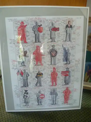 Bruskin Gisha 1945 Warschau-  „ Poster für die internationale Kunstausstellung in Chicago 1989 aus der Serie Leksikon“ 