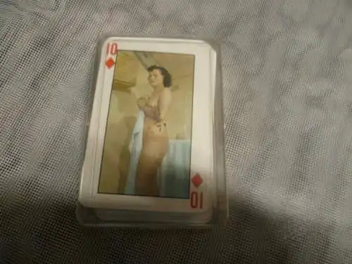 1950s Pin-up Girl Spielkarten Karten Set, komplett mit 2Joker  (34Karten plus 2)