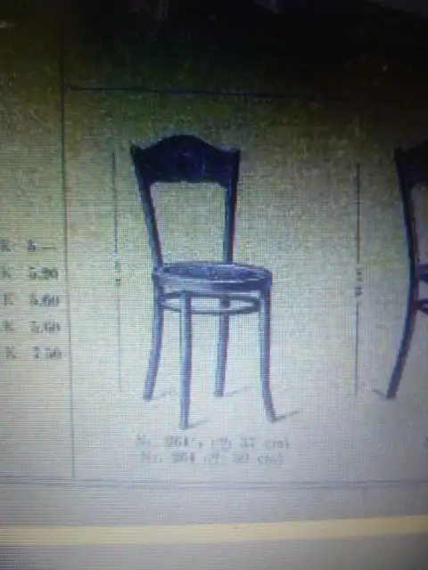J J Kohn/Jacob & Josef Kohn/Thonet 1914 Kaffeehaus Satz 3 Stühlen+ Satz 2 Stühle geprägtes Holz  im originalen unbenutztem Zustand eine Rarität ! 12