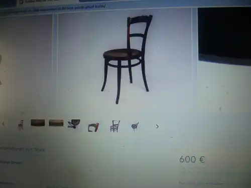 J J Kohn/Jacob & Josef Kohn/Thonet 1914 Kaffeehaus Satz 3 Stühlen+ Satz 2 Stühle geprägtes Holz  im originalen unbenutztem Zustand eine Rarität !