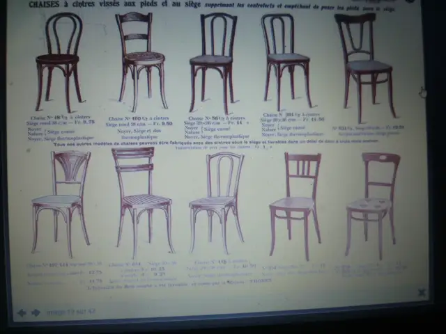 J J Kohn/Jacob & Josef Kohn/Thonet 1914 Kaffeehaus Satz 3 Stühlen+ Satz 2 Stühle geprägtes Holz  im originalen unbenutztem Zustand eine Rarität ! 18