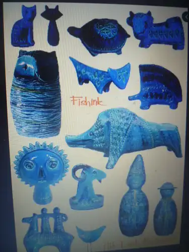 Aldo Londi 1911-2003  für Bitossi Ferarrirote Erdbeere  Äre Space Am Boden gemarkt A.L lebte von 1911 bis 2003 er arbeitete zusammen mit Fratelli Francuellacci Studio Keramik sehr seltenes Design Erdbeere