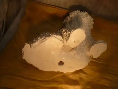 Terrier naturalistische Keramik Mid Century 1960-70 in der Art des Theodor Madsen oder Theophel Steinbrenner Tierbildhauer