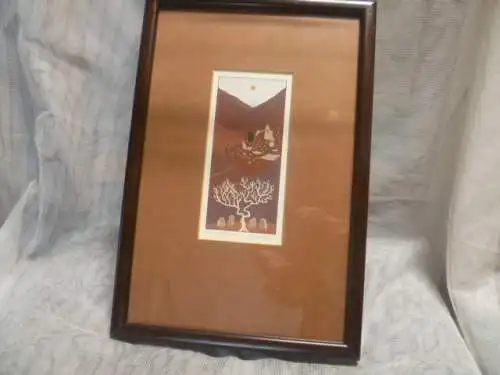 Fürstenköfer Roland 1949 Fürth geb.  " Wo einst Leben war" Mischtechnik  Aquarell sig. datiert 1980