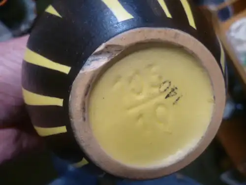 Foreign Bodo Mans Modell  Keramik Rockabilly Vase 50 er Form 105-10  