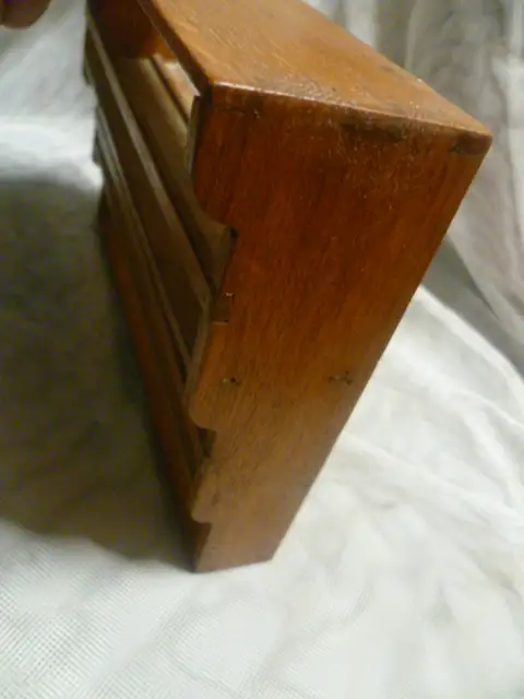 Große Puppenstube Tellerbord Schüsselbrett aus heller Eiche massiv um 1900-1920 1