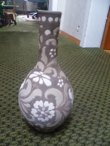 Fayence Bodar Bahas Keramik Ungarn sig.Badar Bahas 1962 Dekor im osmanischem Stil