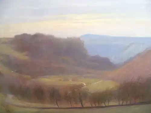 Impressionistisches Landschaftsgemälde wohl Frankreich signiert K. Siesa ? datiert 1931 bei der Signatur handelt es sich wohl um 1 Pseudonym Namen?