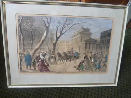 Etwall Knut 1843-1912 "Leben am Brandenburger Tor" um 1900