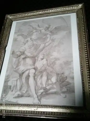 Rembrandt Harmenszoon van Rijn Nachfolge: Jacopo Alessandro Calvi “ Opferung Isaaks”  Bologna , 23 Februar Jahre 1740 - Bologna ,  15 May Jahre 1815
