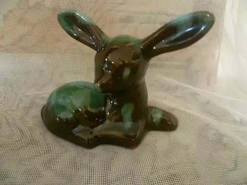 Walter Bosse in der Art : Elch Junges liegend  Art Deko um 1930-45