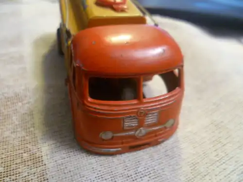 GAMA Mercedes Transporter für Shell Motor Oel Vintage Blechspielzeug W. Germany  60 er ?