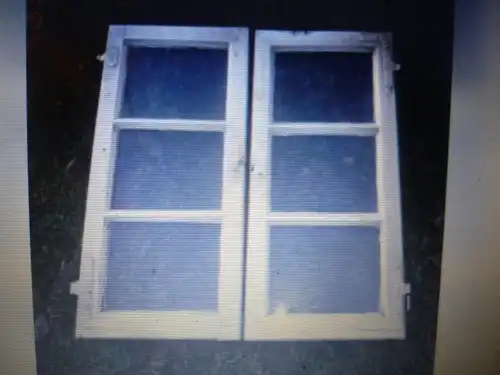 Paar Fensterflügel Sprossenfenster um 1900 Top Top für Einbau!! Württemberg oder Hohenlohe sehr selten