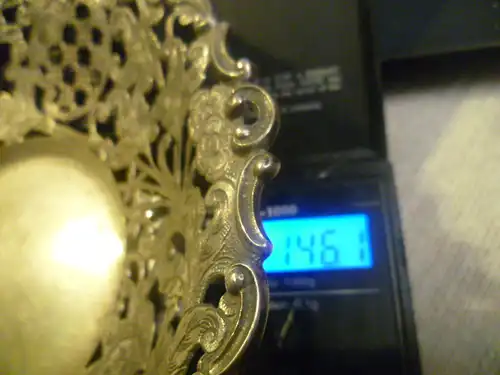 Durchbruchschale Niederlande 833er Silber Utrecht 1922  Löwenpassant 2 für 833 Silber (Marke getragen) mit einem Gewicht von 146 Gramm