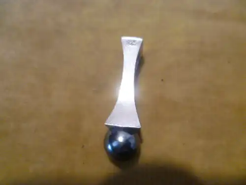 925 Silber Akoya Perle Silberfarben Anhänger H 28 mm