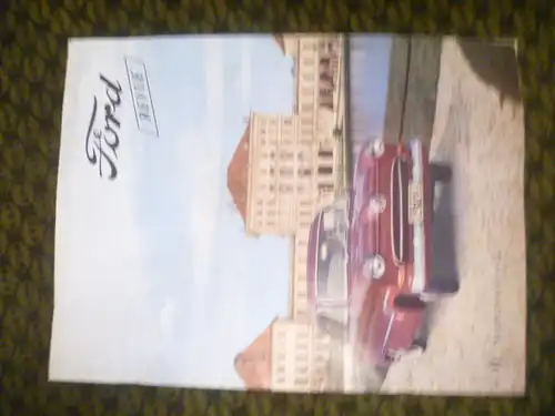 Ford Revue vom September 1955    Aus einer lichtgeschützten Mappe ein Zeitdokument