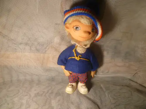 Sandmännchen Figur Vintage um 1970 Jahre unbespielt , aus der Vitrine  H : 17 cm