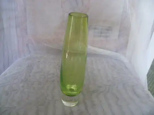 Bo Borgstrom Aseda Schweden Vase Pistazien grün Vintage 1970 