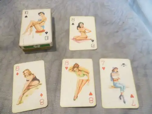 Rockabilly Ära 1950-60 Pin Up Girl Kartenspiel 