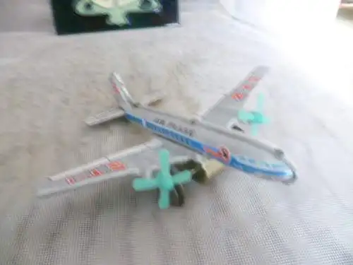 60er Jahre Tin Friction Toy Air Plane 622 ST-1 mit Funktionsmotor  aus der Vitrine wenig bespielt 