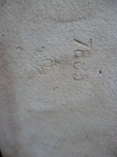 Fliese Kachel Wandplatte Werner Meschede Artischocke Karlsruher Majolika Nr 7885 Wie Neu Top erhalten