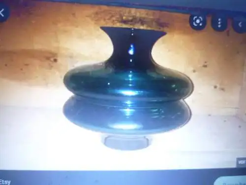 Große  WMF Vase - Fliederfarben innen Weißglas -  Endwurf  Cari Zalloni 60er - 70er Jahre