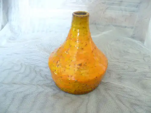 Studio Keramik Vase wohl Italien in der Art des Aldo Londi  Bitossi Mid Century  Vintage Rockabilly Ära 50- 60 Jahre