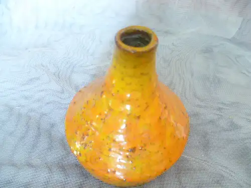 Studio Keramik Vase wohl Italien in der Art des Aldo Londi  Bitossi Mid Century  Vintage Rockabilly Ära 50- 60 Jahre