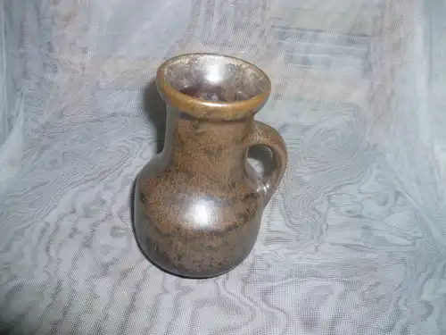 Karlsruher Majolika Formnummer 9014 Mid Century 1960-70 H: 16 Mid Century Brauntöne