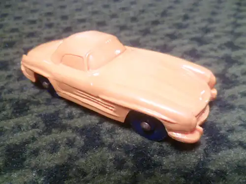 Tomte Laerdal Mercedes benz 300 SL orange Vinyl Spielzeugauto von 1959