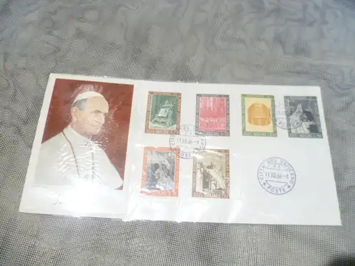 Vatikanstadt Ersttagsbrief ab 508 von 1966 Papst Paulus 6