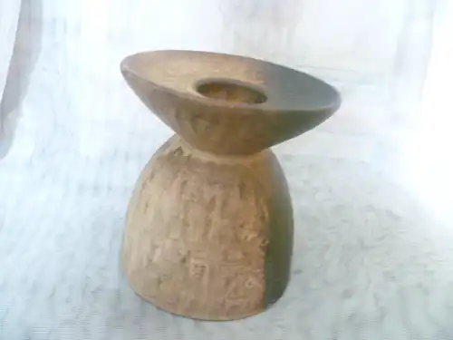 Karlsruher Majolika Formnummer 9014 Mid Century 1960-70 H: 16 Mid Century Brauntöne