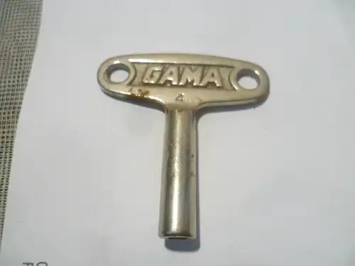 Gama  Größe 4 Schlüssel 3,5 mm Vierkant  Aufziehschlüssel Uhrwerkschlüssel Für Blechspielzeug von 1945 -1970