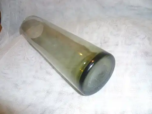 WMF   Wagenfeld Rauchblas Kristallglas Stangen Vase Vintage der 1960-70 Jahre