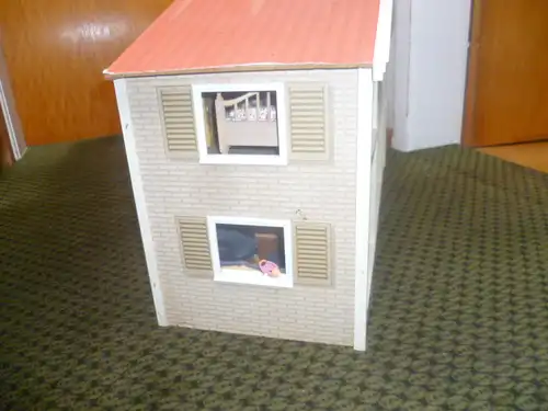 Lundby Schweden 1960er Jahre Vintage Puppenhaus Möbel Mid-Century Modern Designer Hanse Denmark Brio BODO HENNIG ZWEI Geschichten Danish Modernism